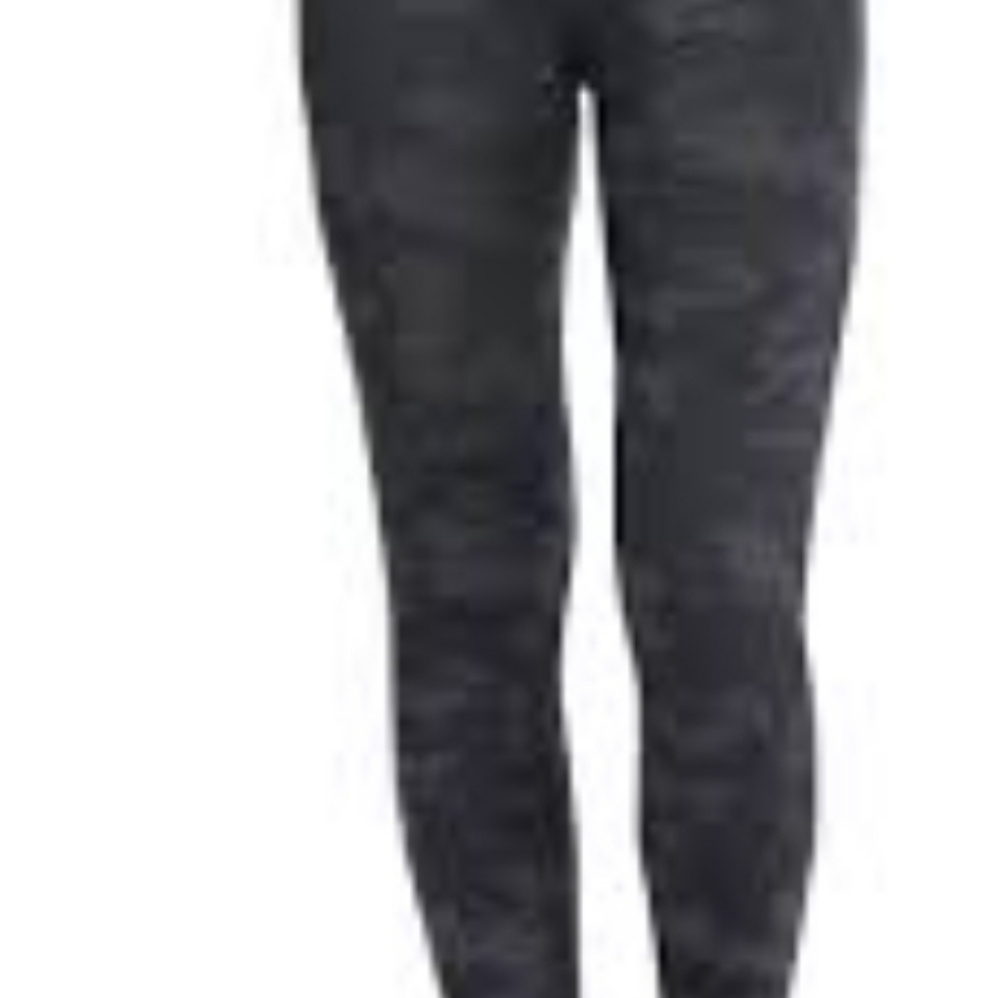 Spanx - Cropped Look At Me Now Watercolor Leggings